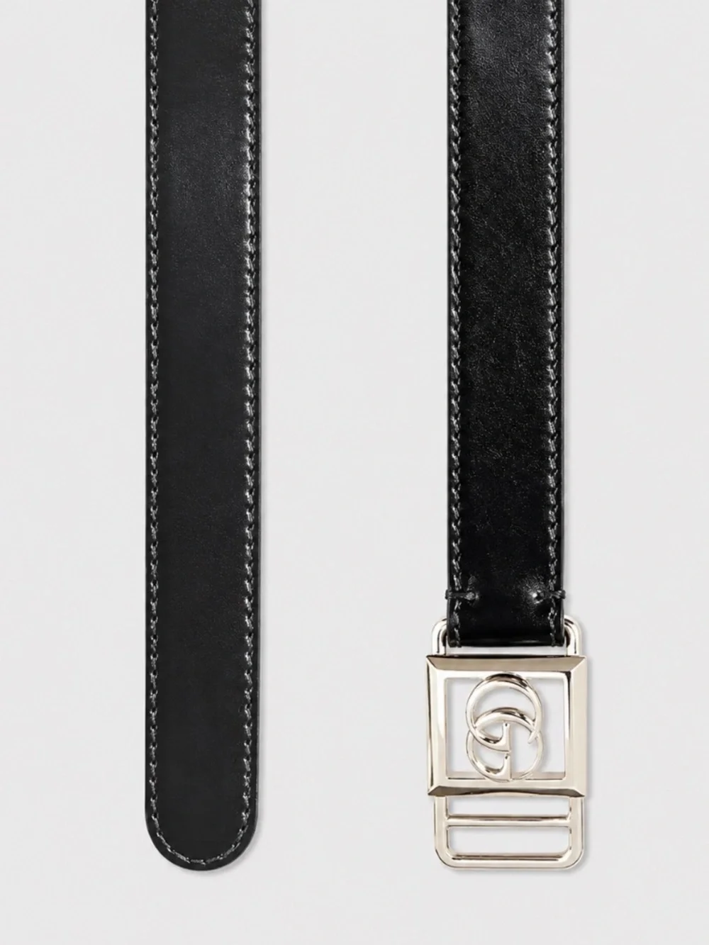 Gucci GG Leather Tie Belt size 90